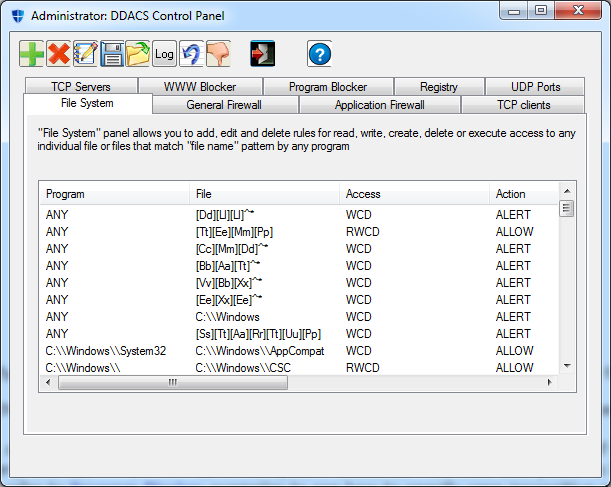 DDACS Screenshot